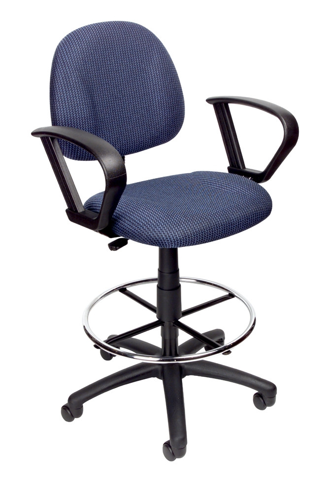 BOSS Office Chair B315-BE TASK CHAIR W/LOOP ARM AND FOOTRING