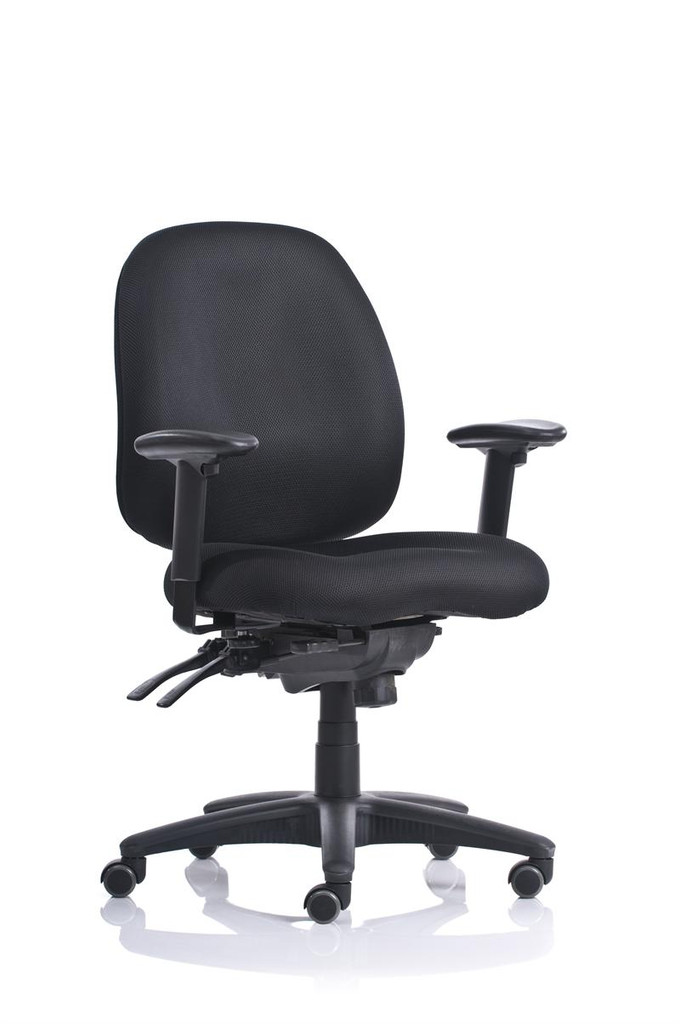 Mid Back Fully Upholstered Intensive Task Chair