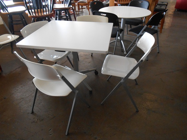 White Reception Table -USED