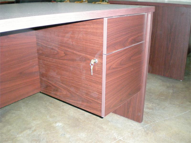 Roque Brothers Furniture 36 X 72 Double Pedestal Desk Mahogany