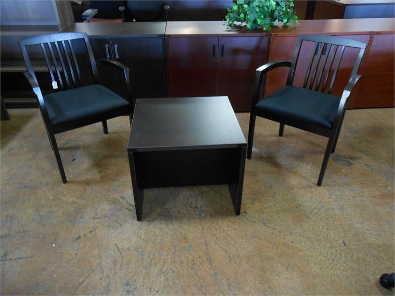 NEW AMBER TABLE -NEW CHAIRS