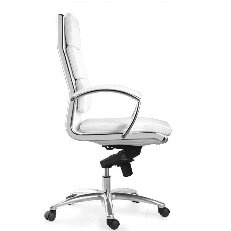 Livello High Back White Executive Leather Chair