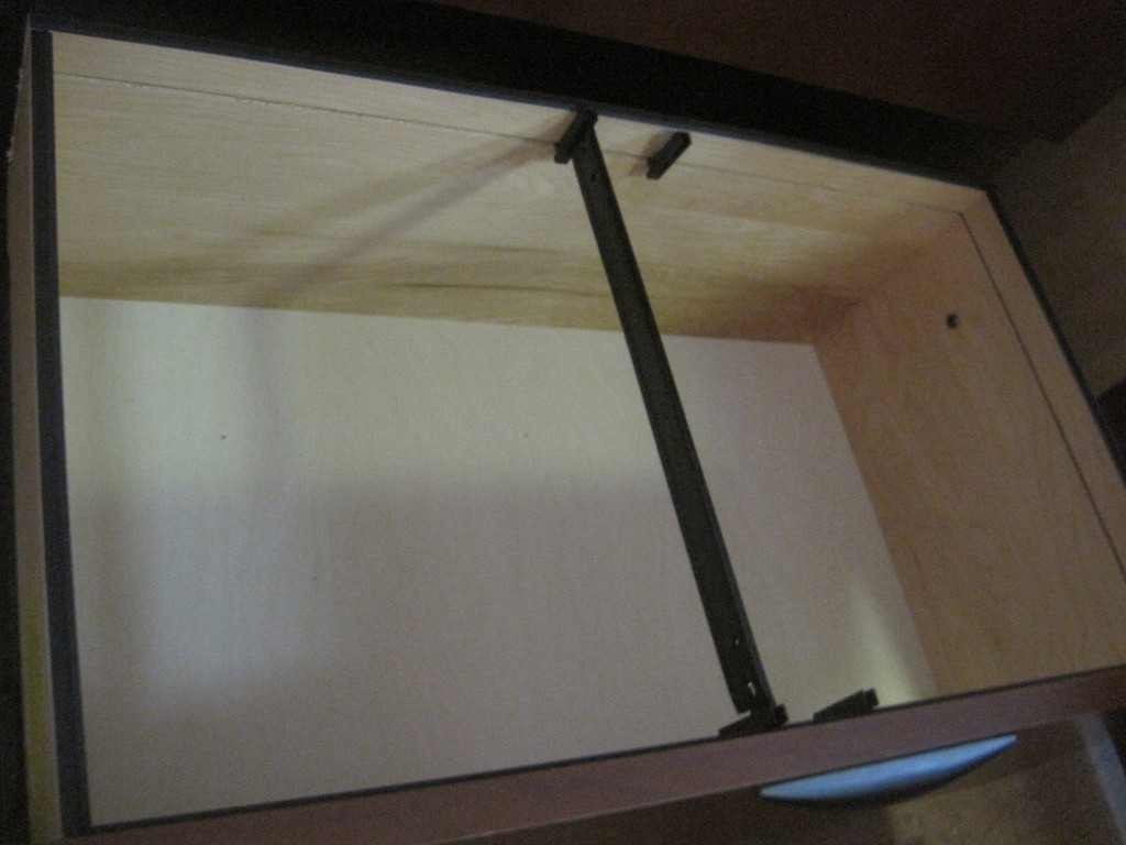 Steelcase wood 2 drawer lateral w/2 shelf hutch