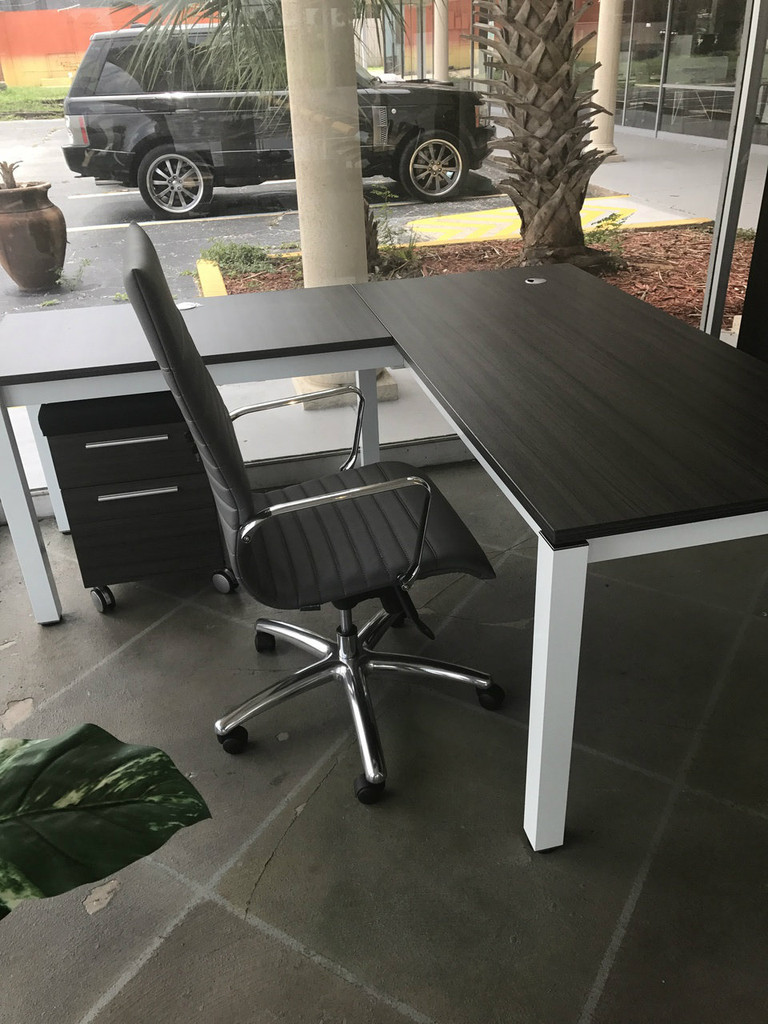 L shape desk