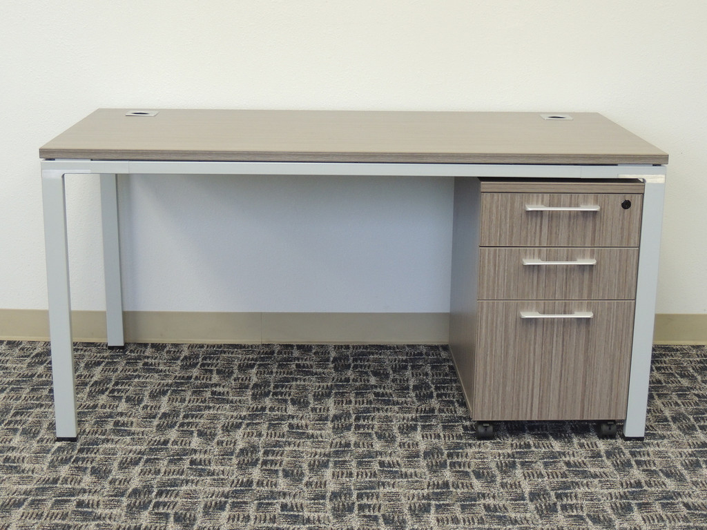 Desk with box/box file
