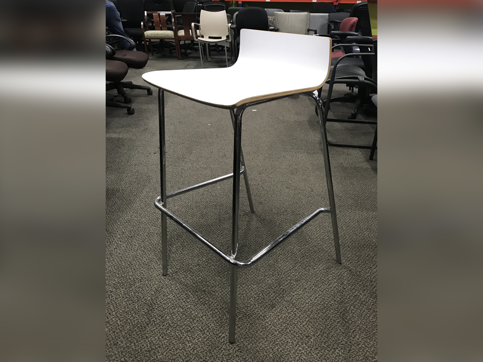 White Stool (half back)