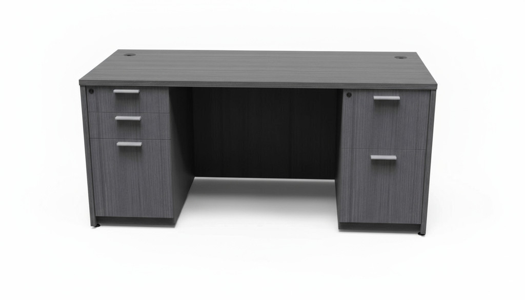 KUL Desk 30X71 w/ 1BBF and 1FF Ped