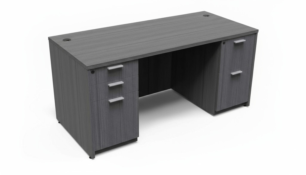 KUL Desk 30X71 w/ 1BBF and 1FF Ped