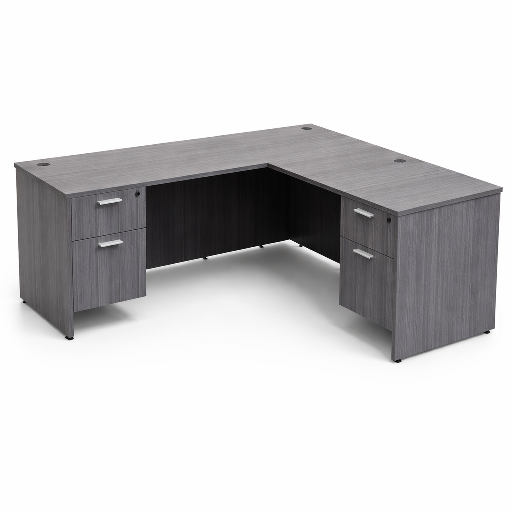 KUL L-Shape  60X72  w/ 2BF Ped