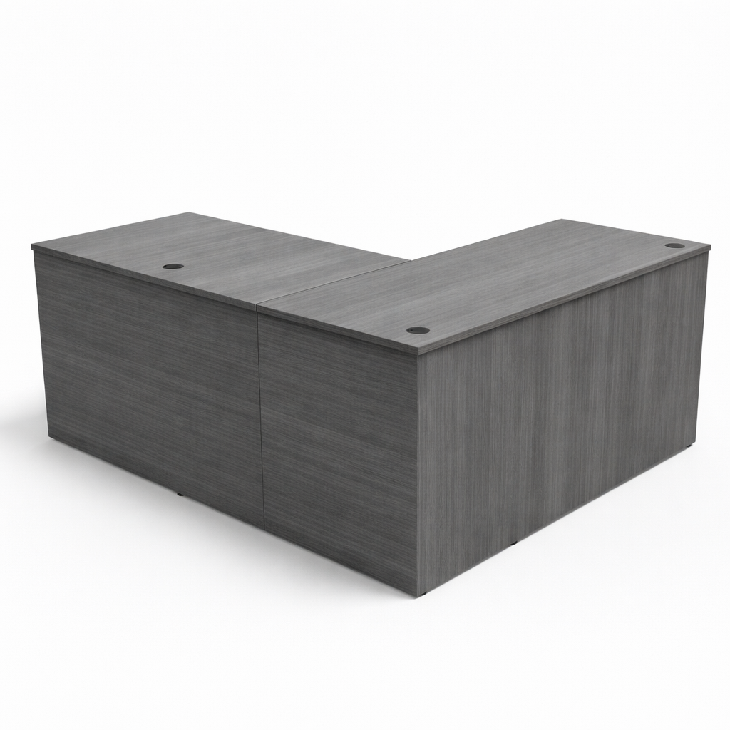 KUL L-Shape  60X72  w/ 2BF Ped