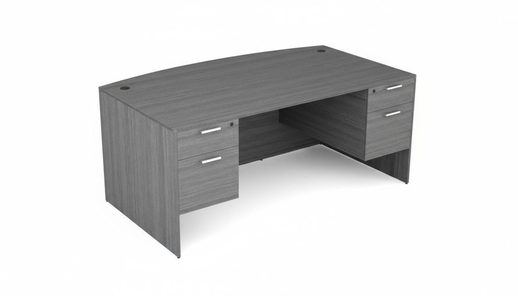 KUL Bow Desk  3641×71 w/ 2BF Ped
