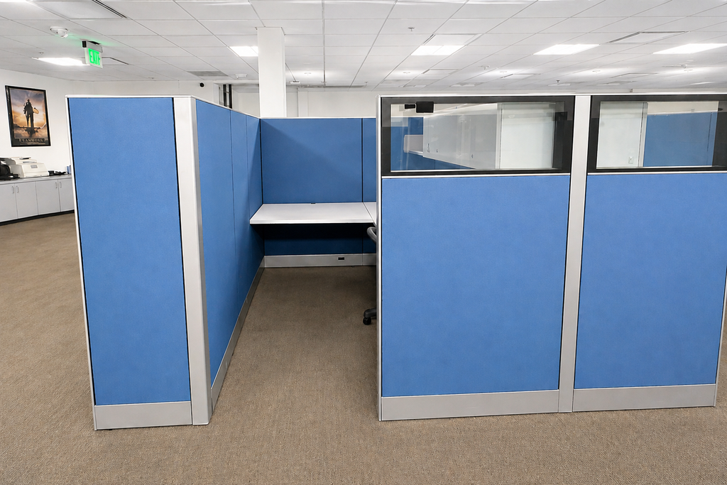 Pre-Owned U-Shape Cubicles 7' x 11' 5" x 7 in Orlando