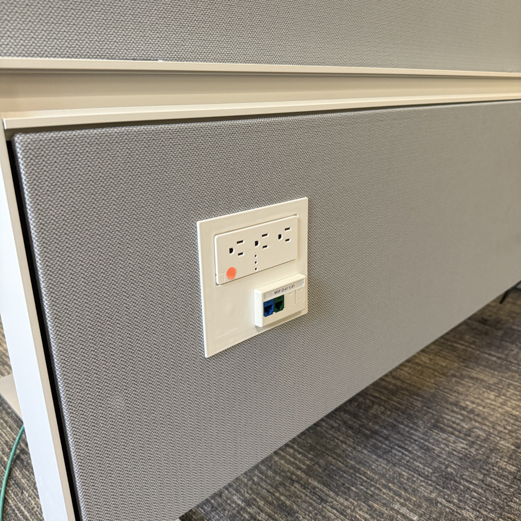 Haworth Compose Connections Height Adjustable Workstation 30x72 | Sit-Stand Desk Solution