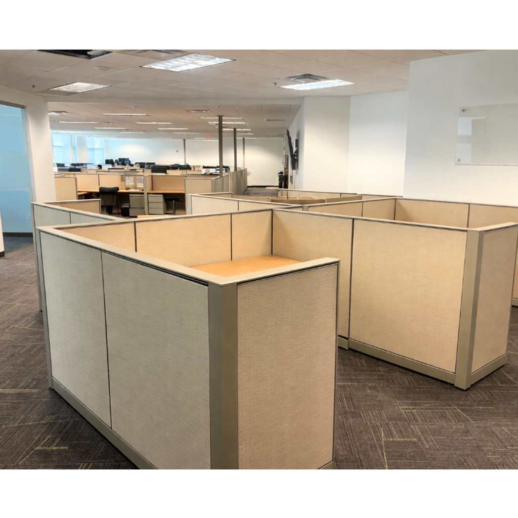 Pre-Owned Herman Miller 6x6 Workstation 49"H with Storage in Orlando | Orlando Office Furniture