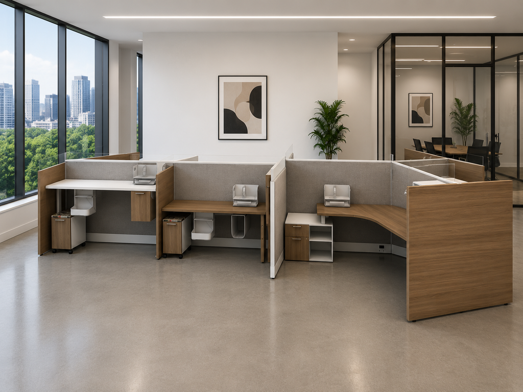 AIS Divi Workstations DIVITYP001 | Modular 2-Inch Panel Office Workstation |Office Furniture Orlando