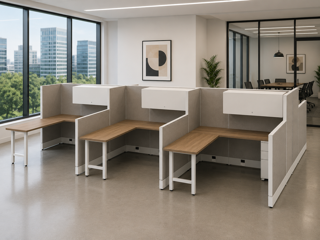 AIS Divi Workstations DIVITYP014 | Modular 2-Inch Panel Office Workstation