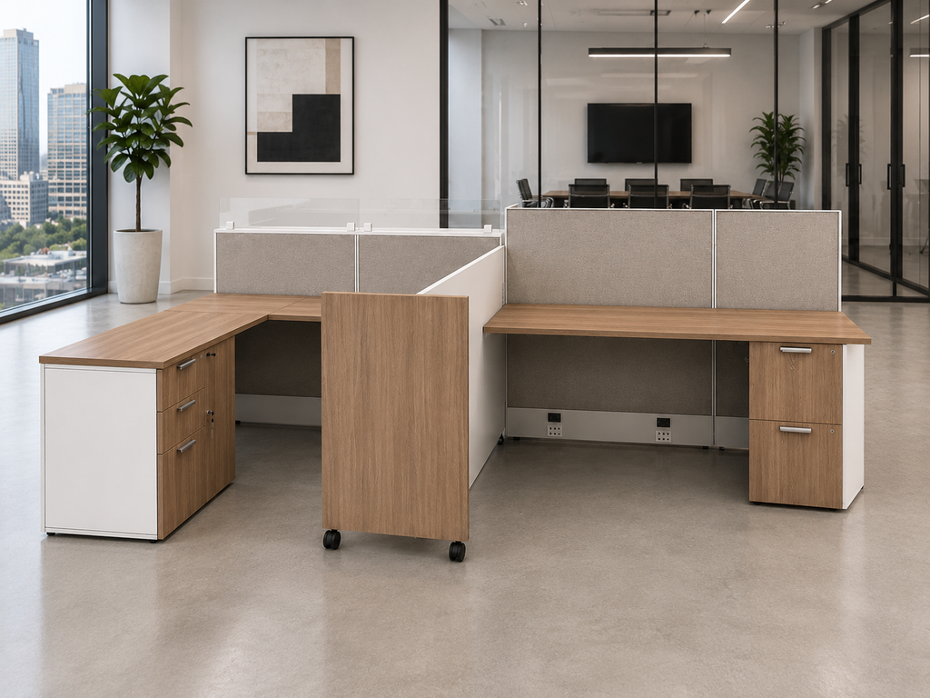 AIS Divi Workstations DIVITYP015 | Modular 2-Inch Panel Office Workstation