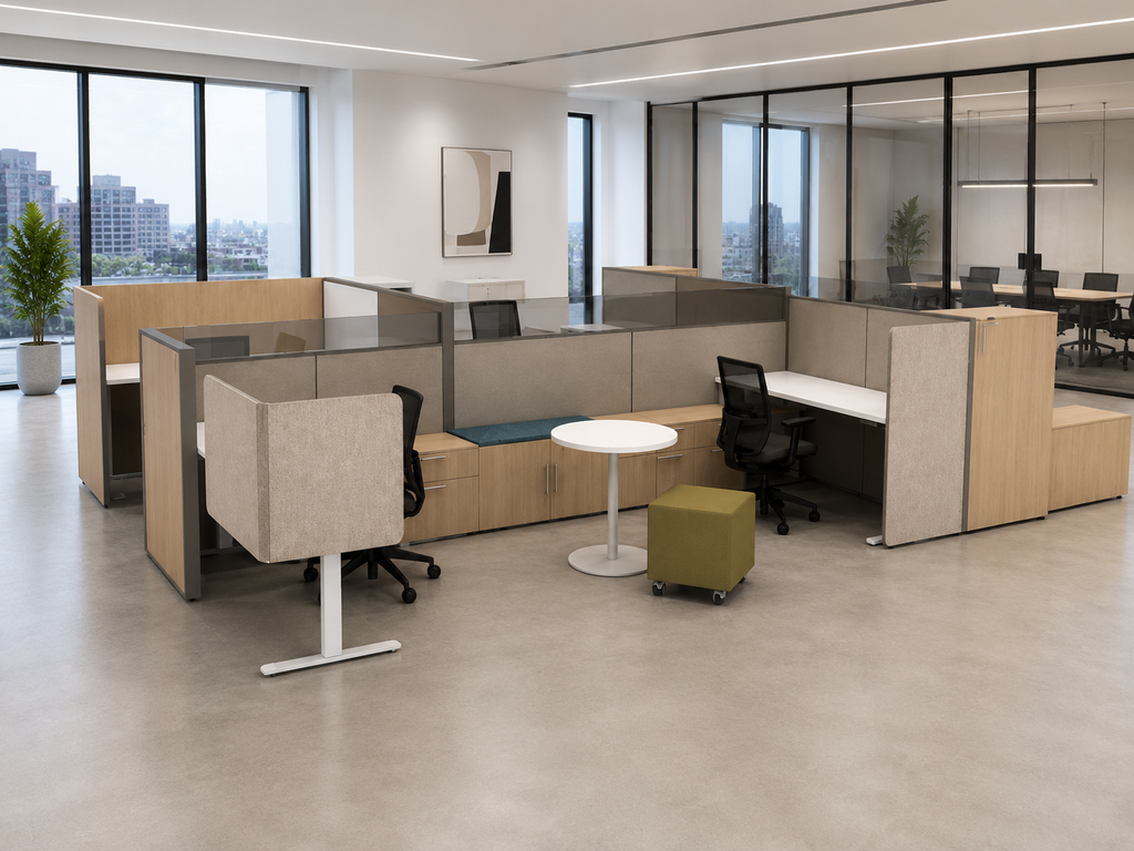 AIS Matrix Workstations MTXTYP008 | Modular Tile-Based Office Workstation
