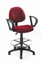 BOSS Office Chair B315-BY TASK CHAIR W/LOOP ARM AND FOOTRING