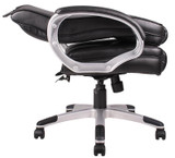 BOSS Furniture "NTR" EXECUTIVE LEATHER CHAIR,TU618 ARM
