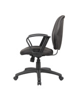 Task chair with loop arms