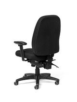 Madrid High-Back Fully Upholstered Intensive Task Chair w/ Seat Slider