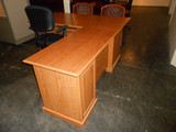 Used Traditional Executive L shape Desk 36'x42'/ Return 24'x48'