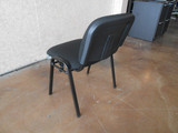 Link Stacking Black Guest Chair