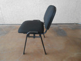 Link Stacking Black Guest Chair