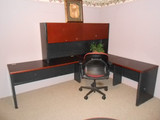 Used L Shaped Desk with Hutch