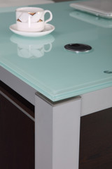 Sling series Rectangular Glass Desk