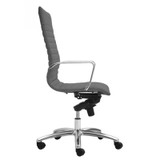 Zetti High Back Executive Grey Leather Chair