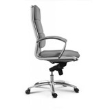Livello High Back Grey Executive Leather Chair