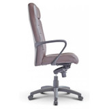 Nuovo High Back Executive Chocolate Leather Chair