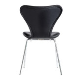 Ekto Visitor Black Leather Chair