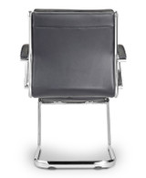 Livello Guest Chair Black Leather