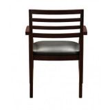 Fascino Espresso Wood Guest Chair