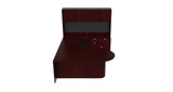 Cherryman Jade Bullet Shape U-Desk Configuration Cherryman Jade Bullet Shape U-Desk Configuration