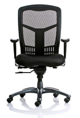 Capri Value Mesh High-Back Executive Chair w/ Seat Slider