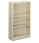 Hon Steel Brigade 4-Shelf Bookcase