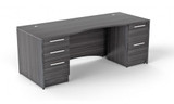 Double pedestal rectangular desk
