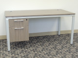 Desk with hanging file