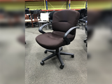 Allsteel Swivel Office Chair Burgundy