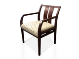 Collage Side Chair Slat Back Angular Arm  Kimball