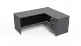KUL L-Shape Desk 60X72  w/ 1BF Ped