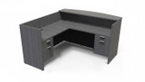 KUL L-Shape Reception Desk   71X72  (Left) w 2 BF Ped 