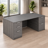KUL Bow Desk  3641×71  w/ 1BBF And 1FF Ped