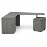 KUL D-Top L-Shape Desk  71×72  w/ 1 FF And 1 Mobile Ped BF