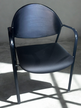Pre-Owned Black Vinyl Side Chair in Orlando