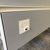 Haworth Compose Connections Height Adjustable Workstation 30x72 | Sit-Stand Desk Solution